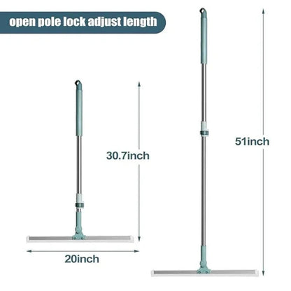 (FlexiWipe – Multipurpose Wiper | Extendable-Rod | Silicon Blade | 180° Head of ( pack of 1 )